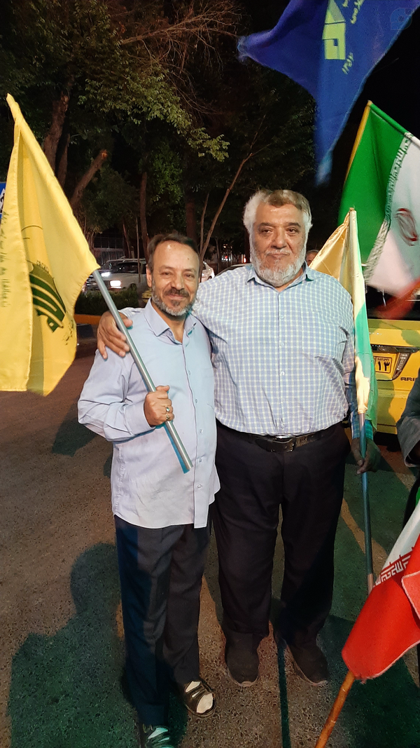 حاج اکبر پاکزاد مسئول اموزش رزمندگان و بسیجیان دفاع مقدس