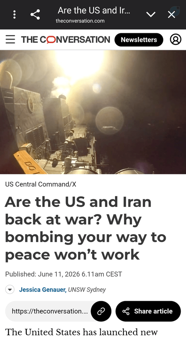 Are the US and Iran back at war? Why bombing your way to peace won't work