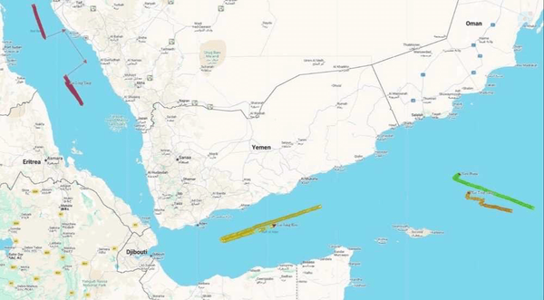 ۸ نفتکش از عبور از تنگه باب‌المندب منصرف شدند