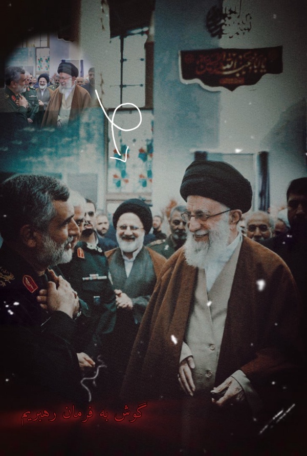 عکس درست شده توسط خودم✌🏻

فدای آقام سید علی رهبرم هم میشم
بزرگ شدم که واسه آقا جون بدم نه واسه کسایی که بیخودن✌🏻✌🏻🇮🇷