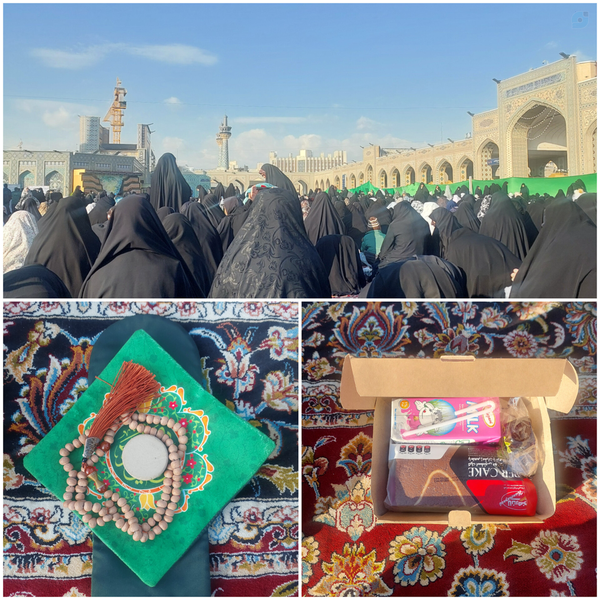 از غم شهادت آقا پناه آوردم به یه آقای دیگه و چه مأمنی بهتر از امام هشتم 😢✨️