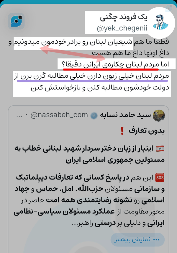 ترجمان نه غزه، نه لبنان به روایت جدید