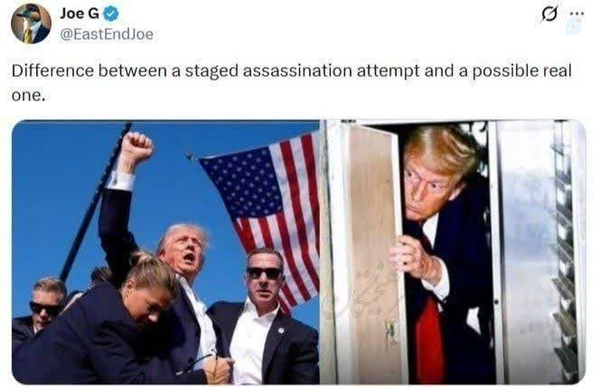 Difference between a staged assassination attempt and a possible real one.