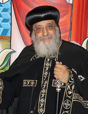 الكاهن اللقيط الكافر الصليب المسيحي - رئيس الطائفة المسيحية المشركة في مصر 
قاتل - المسلمين المسلمات في مصر
