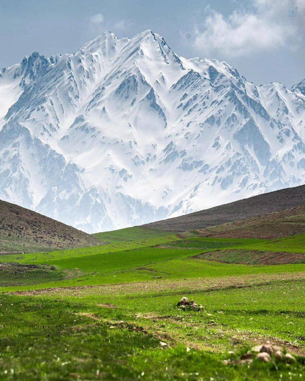 بارش اولین برف پائیزی بر روی اشترانکوه لرستان