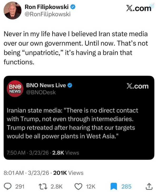 ران فلیپکوفسکی، دادستان سابق و تحلیل‌گر سیاسی آمریکایی: