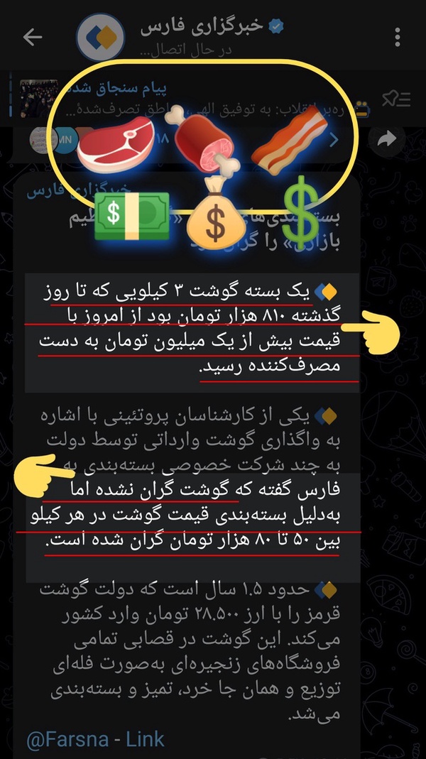 کارشناسان پروتئینی گفتن گوشت گران نشده!