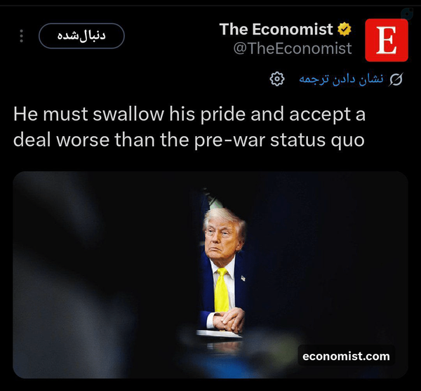 He must swallow his pride and accept a deal worse than the pre-war status quo