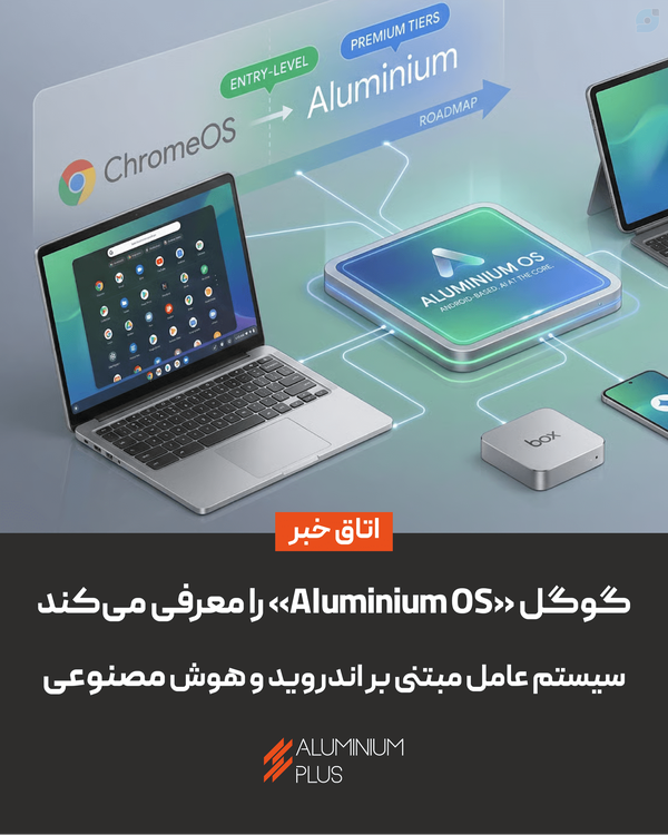 سیستم عامل جدید گوگل با نام #آلومینیوم:مبتنی بر اندروید و #هوش_مصنوعی