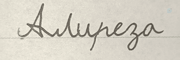 ‌AliReza‌'s header picture