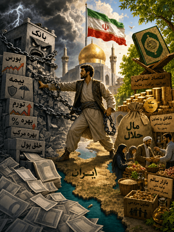 حالا که حواس ما به فرهنگ وسیاست هست خوبه ساختار اقتصاد اسلامی که  بر مبنای پول واقعی هست نه یک کاغذ اعتباری رو هم مطالبه کنیم