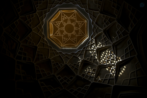 خانه طباطبایی ها در کاشان- سقف در معماری ایرانی - عکاس مصطفی معراجی